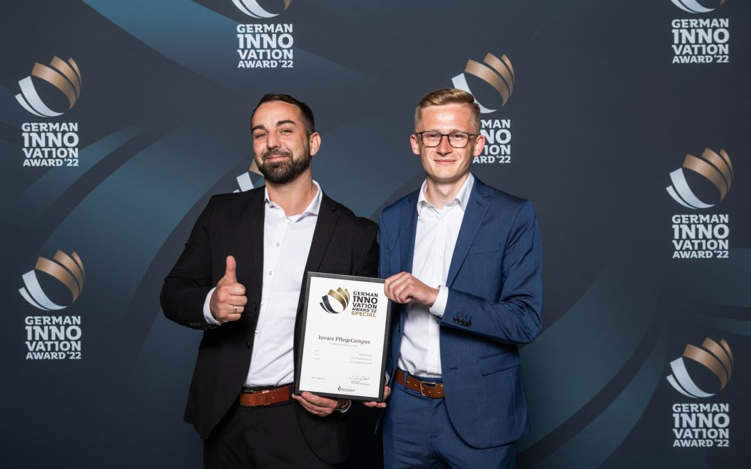 Iuvare PflegeCampus mit German Innovation Award ausgezeichnet